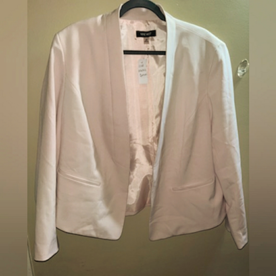 Nine West Blazer Size 16w Pink Nwot